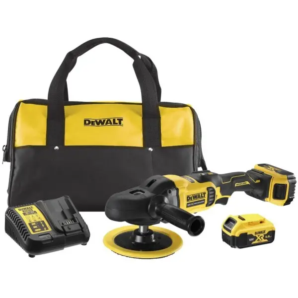 Акумуляторна шліфувальна машина DeWALT DCM849P2 18В - фото №5 Акумуляторна шліфувальна машина DeWALT DCM849P2 18В - фото №5
