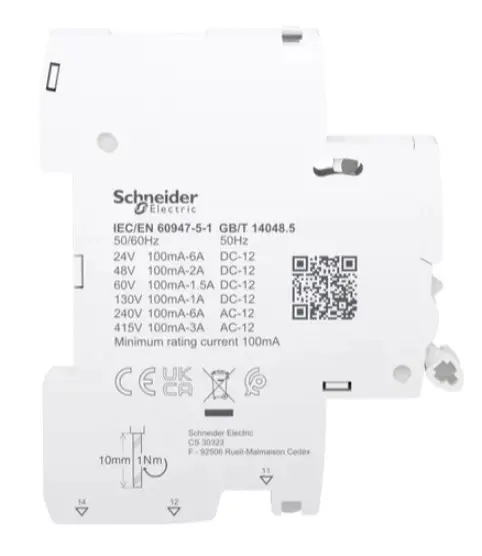Дополнительный контакт Schneider Electric Acti9 iOF від 100мА до 6А - фото №2
