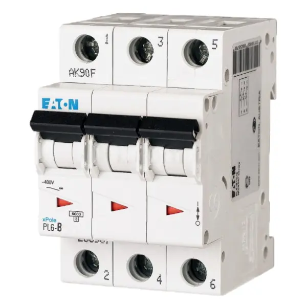 Автоматичний вимикач Eaton Moeller PL6-B6/3 Автоматичний вимикач Eaton Moeller PL6-B6/3
