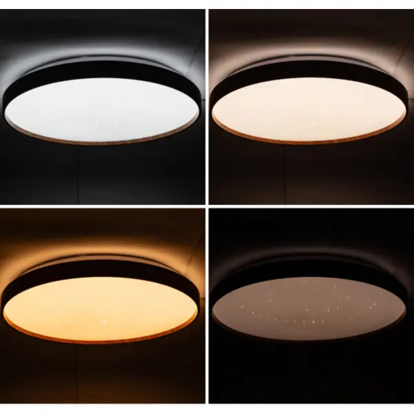 Потолочный светильник Vestum FOREST звездное небо 80Вт 480x65мм 3000К-6500К амарант - фото №3