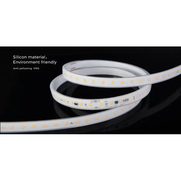 LED стрічка COLORS 104-2835-220V-IP65 10.6W 1100Lm 5700K 20м (H8104-230V-12mm-IP65-W) - фото №4