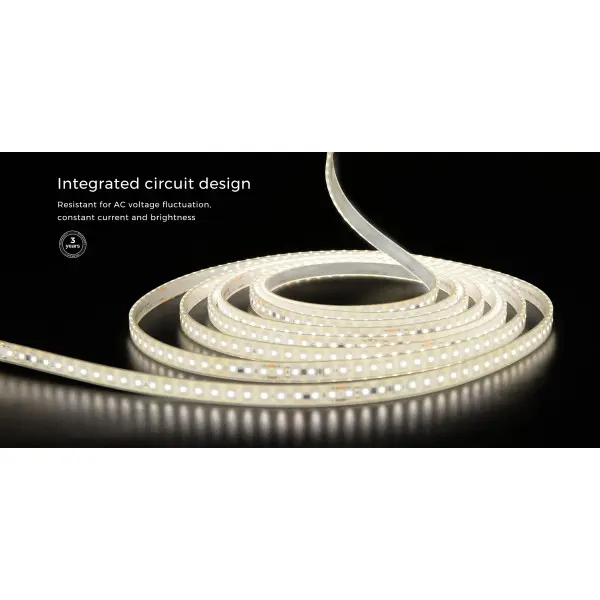 LED стрічка COLORS 104-2835-220V-IP65 10.6W 1100Lm 5700K 20м (H8104-230V-12mm-IP65-W) - фото №5