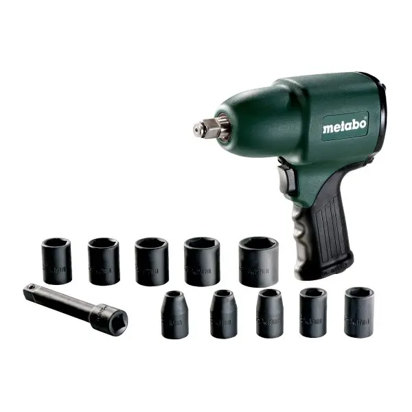Ударний пневматичний гайковерт Metabo DSSW 360 Set (604118500) 1/2" - фото №1