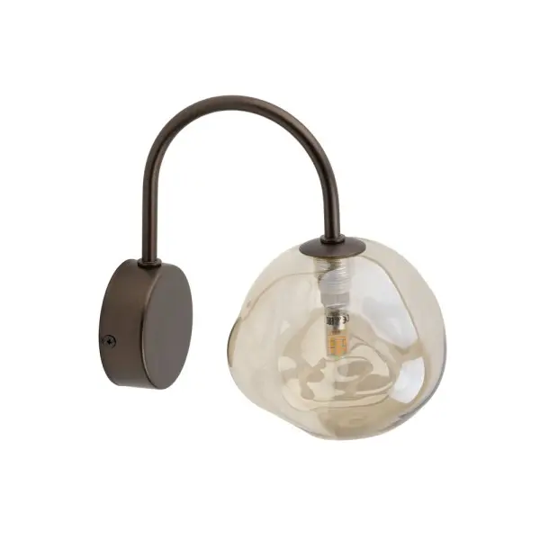 Бра, настінний світильник TK Lighting 11024 Lava G9 1x8W IP20 коричневий - фото №3