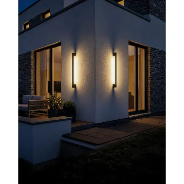 Уличный светильник Kanlux 45872 Yalte CCT LED 1x8.5W 3000K/4000K/6500K 390Lm IP54 черный - фото №2