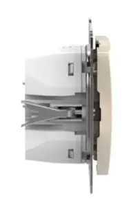 Розетка USB Schneider Electric Sedna Design & Elements A+C 3A 45Вт бежевая SDD112404 - фото №2