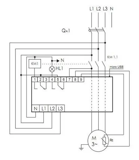 Реле захисту двигуна AZD-M-01 - фото №1