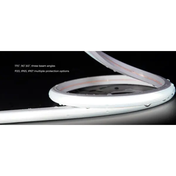 LED лента COLORS COB-24V-IP20 15W 1470Lm 4000K 5м (DF15-24V-8mm-NW) - фото №4