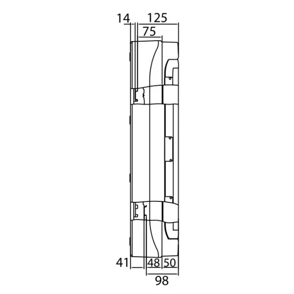Щит настенный 54 мод. с дверцей RAL7035 Ram Base, DKC - фото №1