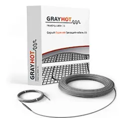 Нагревательный кабель Gray Hot, 18,5м
