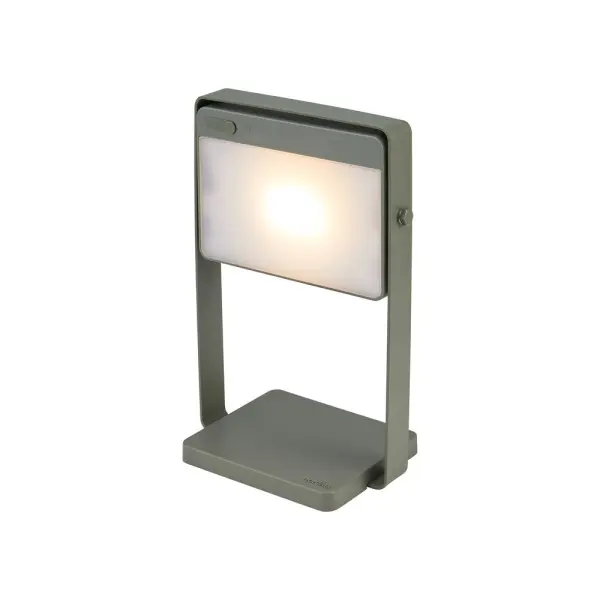 Уличный светильник на солнечной батарее Nordlux 2418035023 Saulio LED 1x3.5W 3000K 200Lm IP44 оливковый
