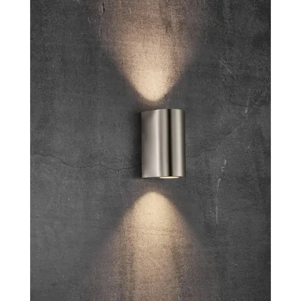 Уличный светильник Nordlux 49721034 Canto Maxi GU10 2x28W IP44 никелевый - фото №1