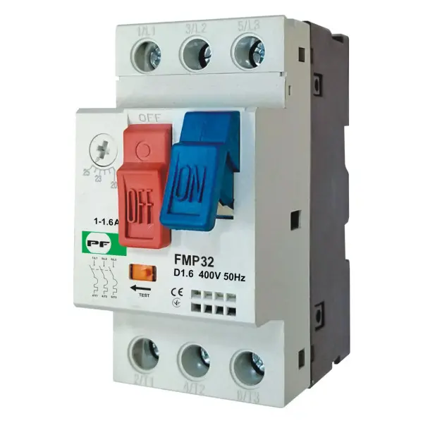 Автомат защиты двигателя Promfactor FMP 1-1,6A (FMP0160) Автомат защиты двигателя Promfactor FMP 1-1,6A (FMP0160)
