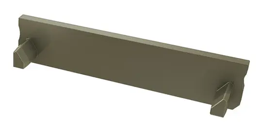 Заглушка Lumines для типу SOLIS без отвору сталь