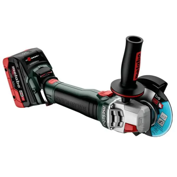 Акумуляторна кутова шліфувальна машина Metabo WVB 18 LT BL 11-125 Quick Inox (613091850) - фото №1