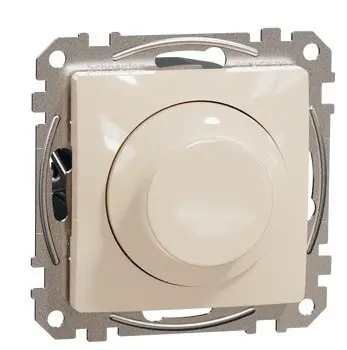 Поворотний світлорегулятор Schneider Electric Sedna Design & Elements RC 3-370 Вт бежевий SDD112501