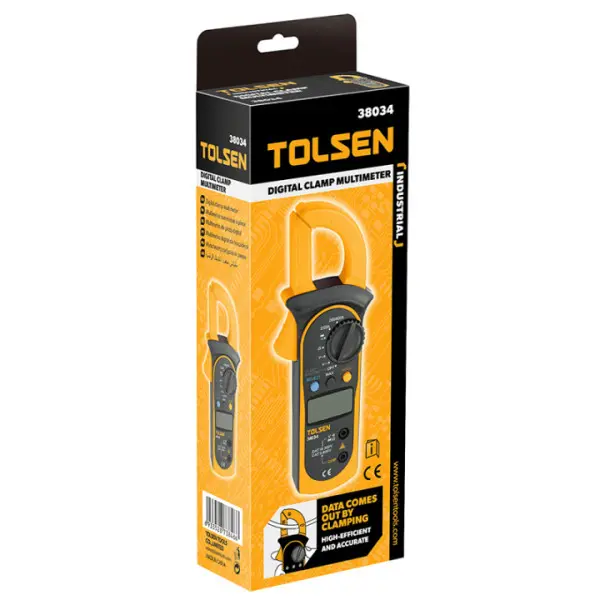 Токоизмерительные клещи Tolsen 600В 28мм (38034) - фото №1