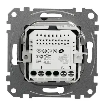 Універсальний поворотний світлорегулятор Schneider Electric чорний SDD114502 - фото №3 Універсальний поворотний світлорегулятор Schneider Electric чорний SDD114502 - фото №3