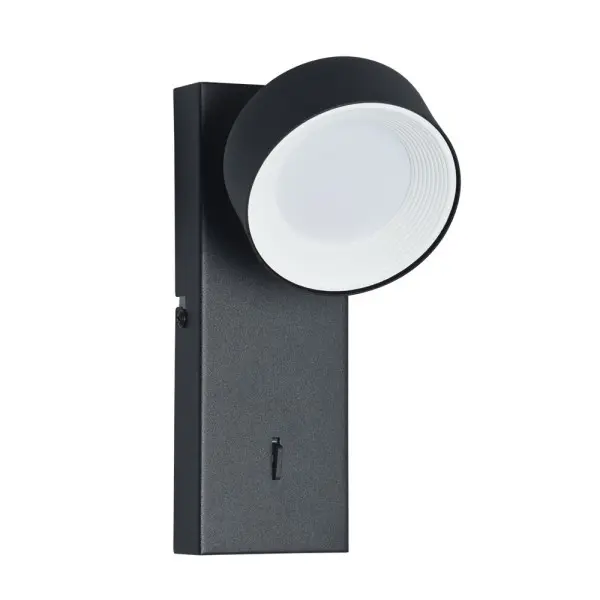 Бра, настенный светильник Italux WL-47380-1-BK Fonten LED 1x1.8W 4000K 489Lm IP20 черный