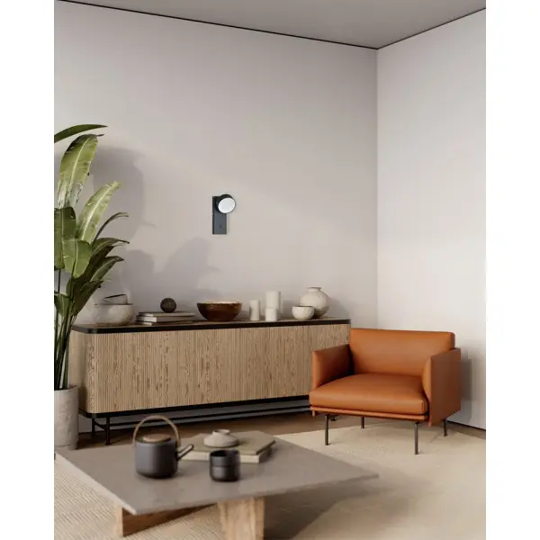 Бра, настенный светильник Italux WL-47380-1-BK Fonten LED 1x1.8W 4000K 489Lm IP20 черный - фото №1