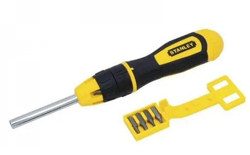 Набор бит Stanley 0-68-010 Multibit с держателем с храповым механизмом (10шт)