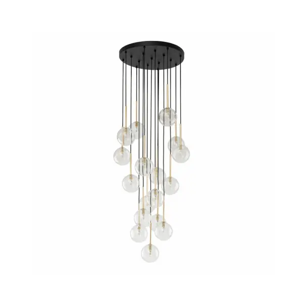 Люстра TK Lighting 5945 Nilos G9 17x6W IP20 Чорна Люстра TK Lighting 5945 Nilos G9 17x6W IP20 Чорна