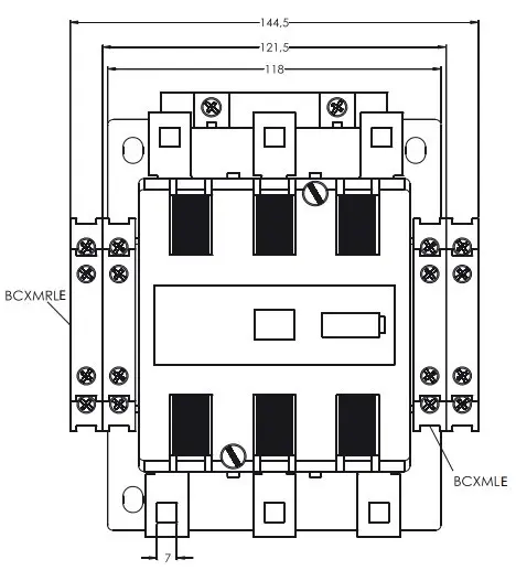 Контактор ETI 004654241 CEM 150Е.22 250V AC/DC - фото №1