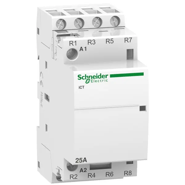 Контактор Schneider Electric A9C20837 25A 4НЗ 220/240В Контактор Schneider Electric A9C20837 25A 4НЗ 220/240В