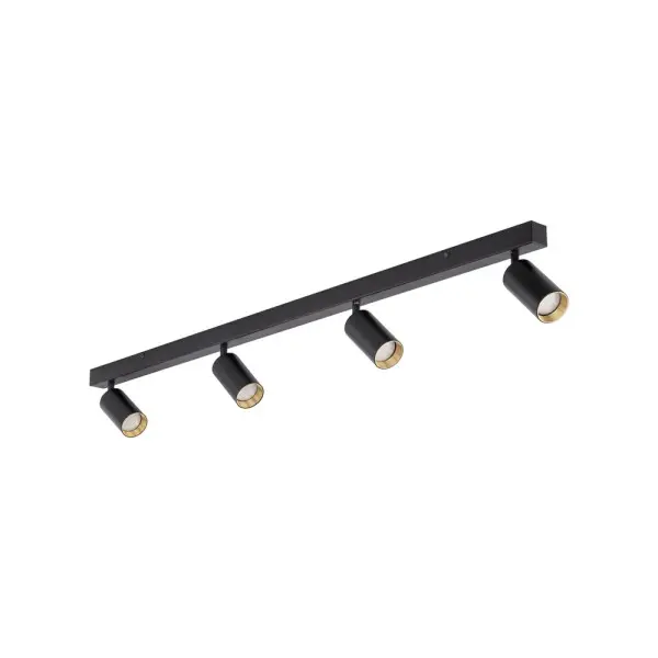 Светильник поворотный, спот TK Lighting 10635 Amis GU10 4x10W IP20 черный