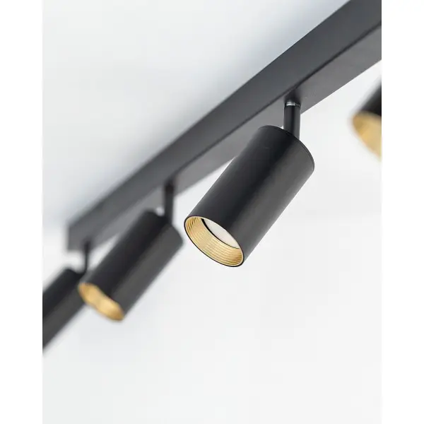 Светильник поворотный, спот TK Lighting 10635 Amis GU10 4x10W IP20 черный - фото №3