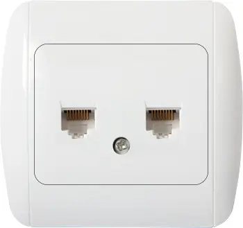 Компьютерная розетка E.Next e.install.stand.819С2 двойная (s035033)
