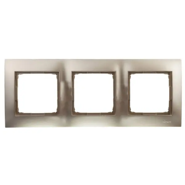 Потрійна рамка Simon Simon 54 Premium DR3/44 (золото)