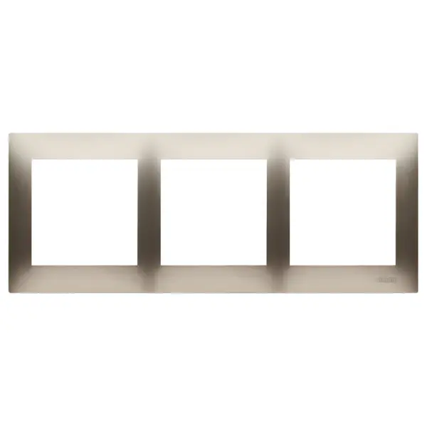 Потрійна рамка Simon Simon 54 Premium DR3/44 (золото) - фото №1