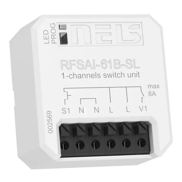 Блок комутації з входом для зовнішньої кнопки Elko-Ep RFSAI-61B-SL
