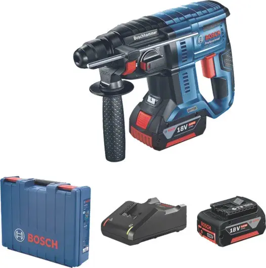Аккумуляторный перфоратор Bosch Professional GBH 180-LI 2x40 Ач (0611911121) - фото №1 Аккумуляторный перфоратор Bosch Professional GBH 180-LI 2x40 Ач (0611911121) - фото №1