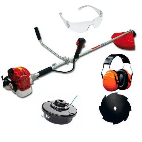 Мотокоса Maruyama 363917A MX21H з косильною головкою та навушниками - фото №4