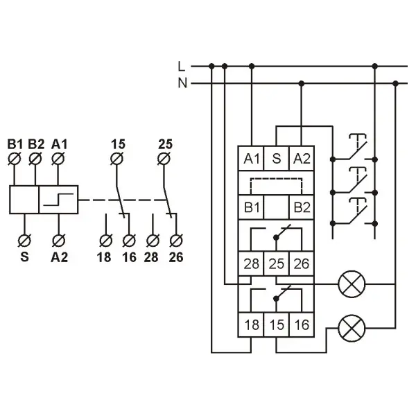 Импульсное реле Promfactor с функцией "память" FRT25 2 2С/О 24-240В AC/DC (FRT25 2) - фото №1