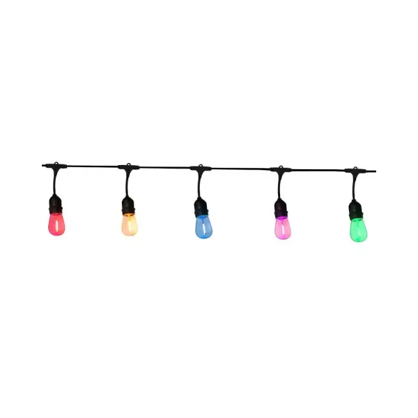 Гирлянда Goldlux 322166 Party Neon E27 10x6W 2700K 50Lm IP44 черная - фото №3 Гирлянда Goldlux 322166 Party Neon E27 10x6W 2700K 50Lm IP44 черная - фото №3