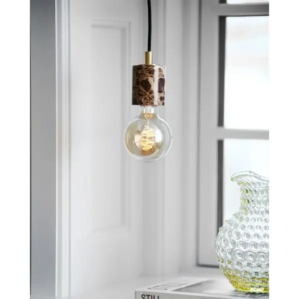 Підвісний світильник, люстра Nordlux 45883018 Siv E27 1x60W IP20 коричневий - фото №1