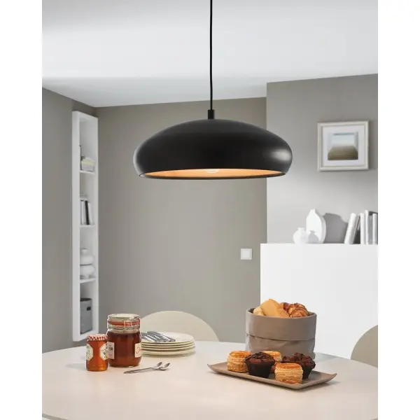Подвесной светильник, люстра Eglo 94605 Mogano E27 1x60W IP20 черный - фото №2