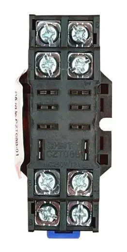 Роз'єм-цоколь Chint CZT08B-01 мідні клеми для NJDC-17(D)/2Z (289999) Роз'єм-цоколь Chint CZT08B-01 мідні клеми для NJDC-17(D)/2Z (289999)