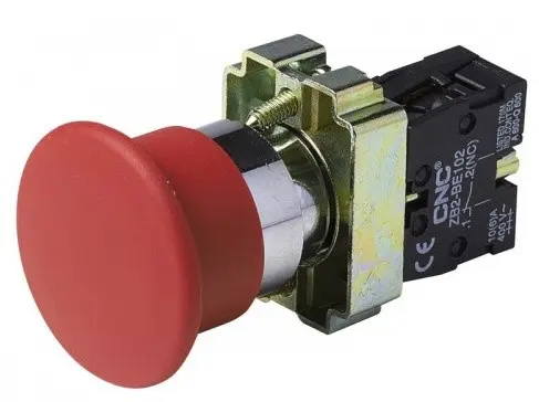 Кнопка-грибок CNC LAY5-BC42 NC ø40 красная (Б00029356)