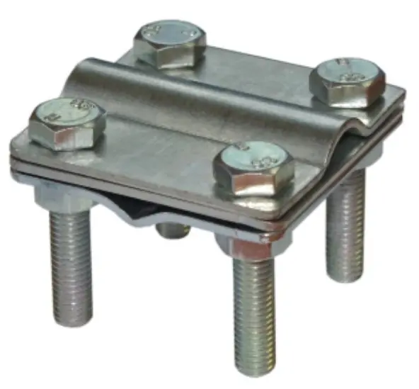 З'єднувач DKC NG3115 для стрижня Ø16 та прута Ø8-10мм 25x4мм із сталі гарячого цинкування