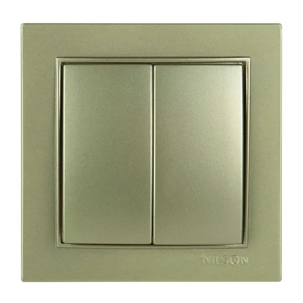 Выключатель Nilson Thor золото 2кл ( 27151003 )