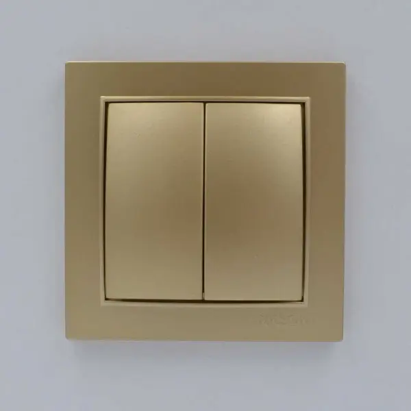 Выключатель Nilson Thor золото 2кл ( 27151003 ) - фото №1