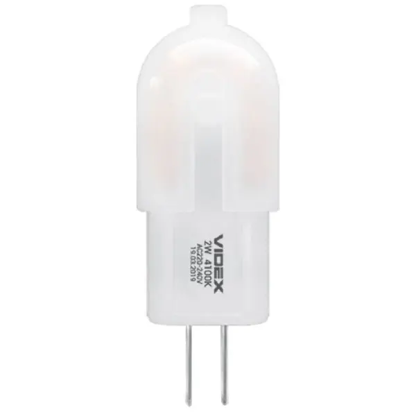 Світлодіодна лампа Videx G4e G4 2Вт 4100K (VL-G4e-02224)