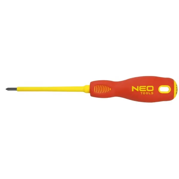 Крестовая отвертка Neo Tools 04-063 PZ2x100мм CrMo (1000В) Крестовая отвертка Neo Tools 04-063 PZ2x100мм CrMo (1000В)