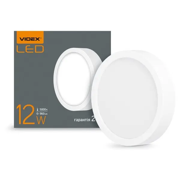 Светильник Videx 12Вт 5000K (VL-DLRS-125) - фото №1