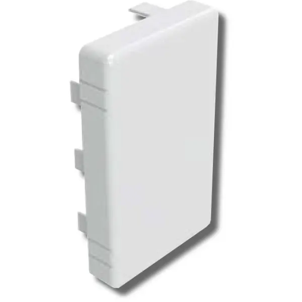 Заглушка 100x40 LAN, колір білий RAL9001 Заглушка 100x40 LAN, колір білий RAL9001