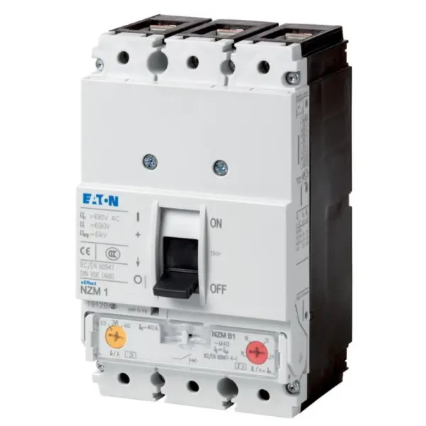 Силовий автомат Eaton NZMB1-M63 25кА 63A Силовий автомат Eaton NZMB1-M63 25кА 63A